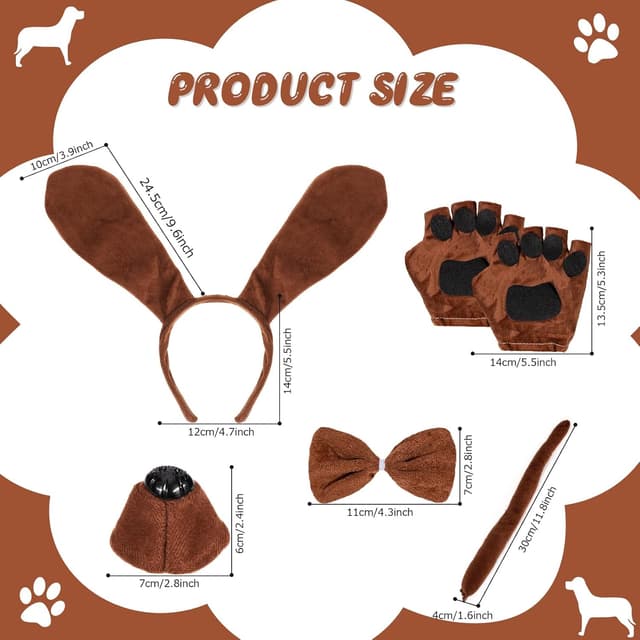 Thumbnail 2 de 5 Piece Puppy Dog Costume Set