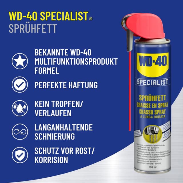 Thumbnail 1 de WD-40 Specialist Sprühfett Smart Straw 300ml