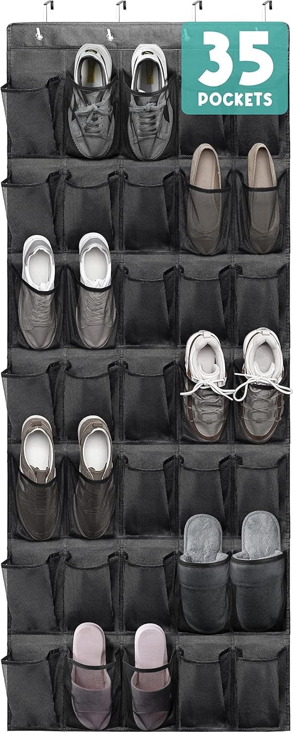 Imagen de Over the Door Shoe Organizer 67.7" × 26.4" en OfertitasTOP