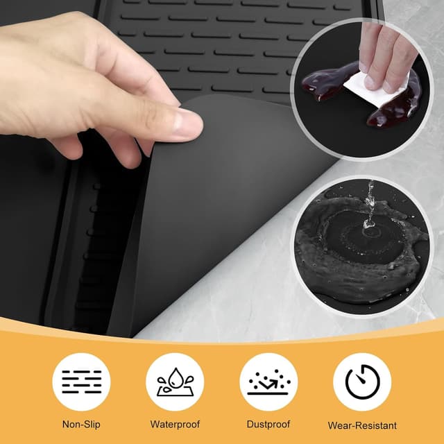 Thumbnail 6 de Silicone Coffee Mat (24''x16'') with Detachable Dish Drying Mat