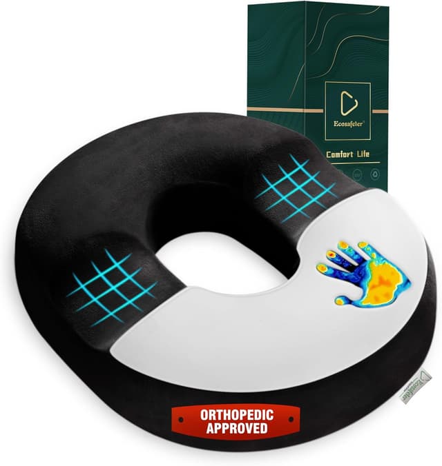 Imagen de Ecosafeter Donut Cushion Memory Foam en OfertitasTOP