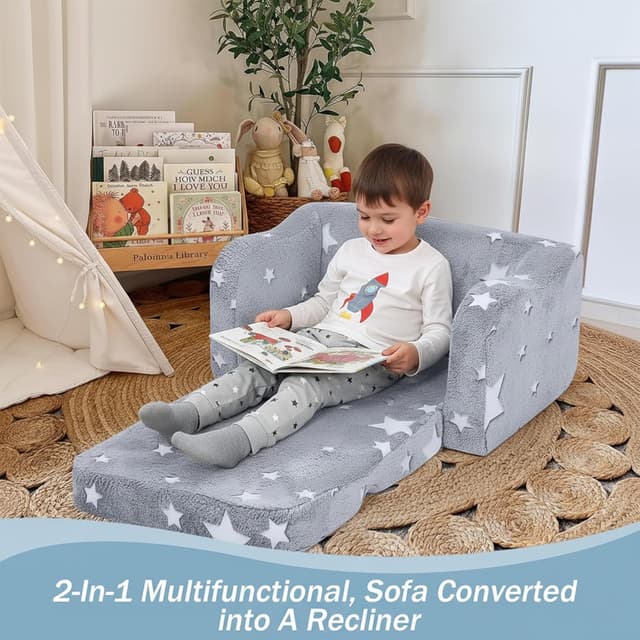Detalle 1 de Kids couch sofa bed 2-in-1