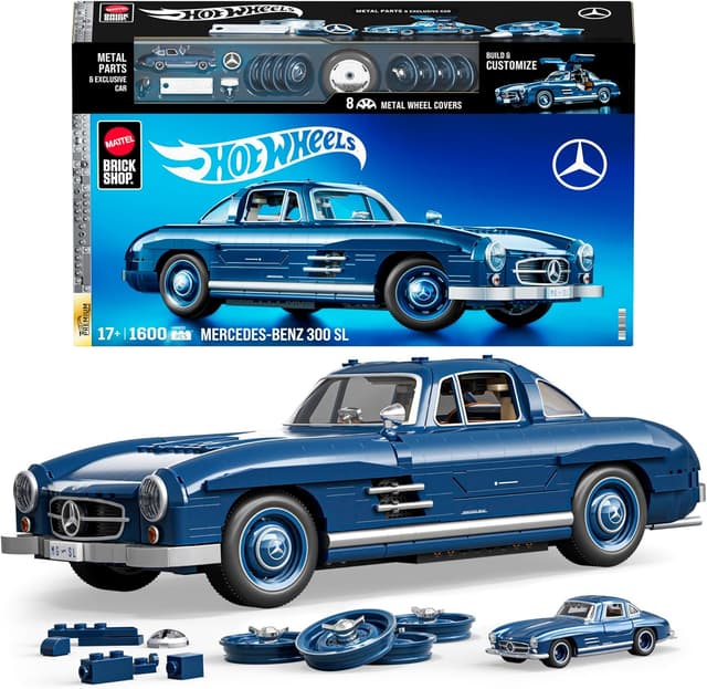 Detalle de Mattel Brick Shop Mercedes 300 SL 1:12