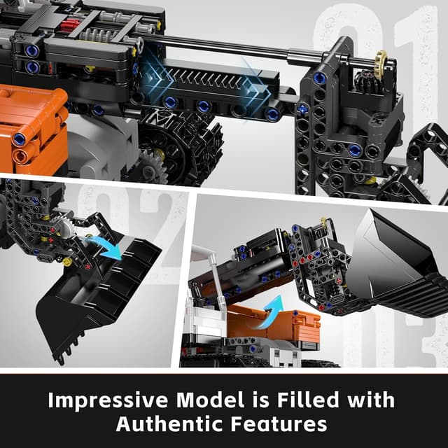 Thumbnail 1 de Mould King 17054 Bulldozer télescopique télécommandé 🚜