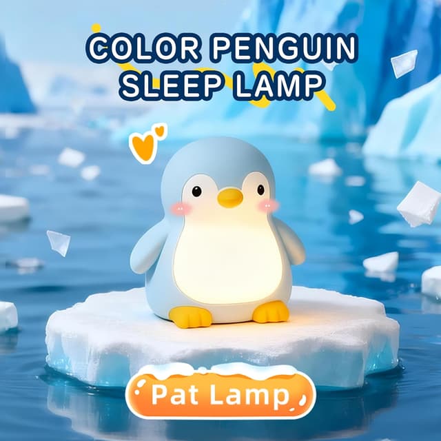 Thumbnail 6 de JMG-Myratts Myratts Kids Night Light – soft silicone penguin lamp with dimmer & 20-minute timer (USB rechargeable)