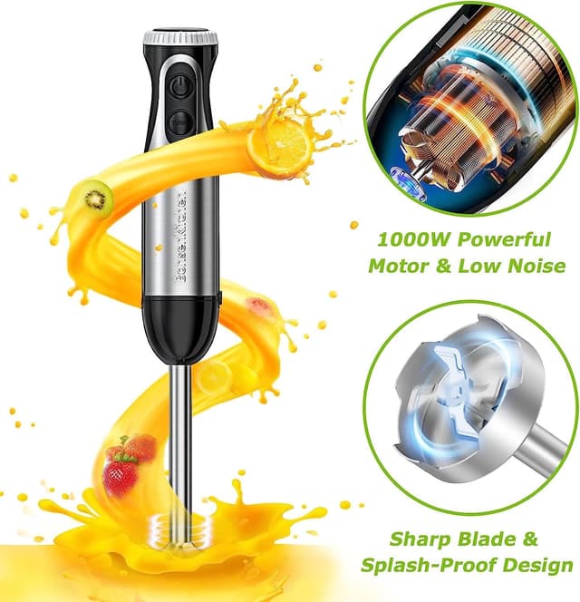 Thumbnail 6 de Bonsenkitchen batidora 4 en 1 1000 W, versatilidad en cocina 🍴