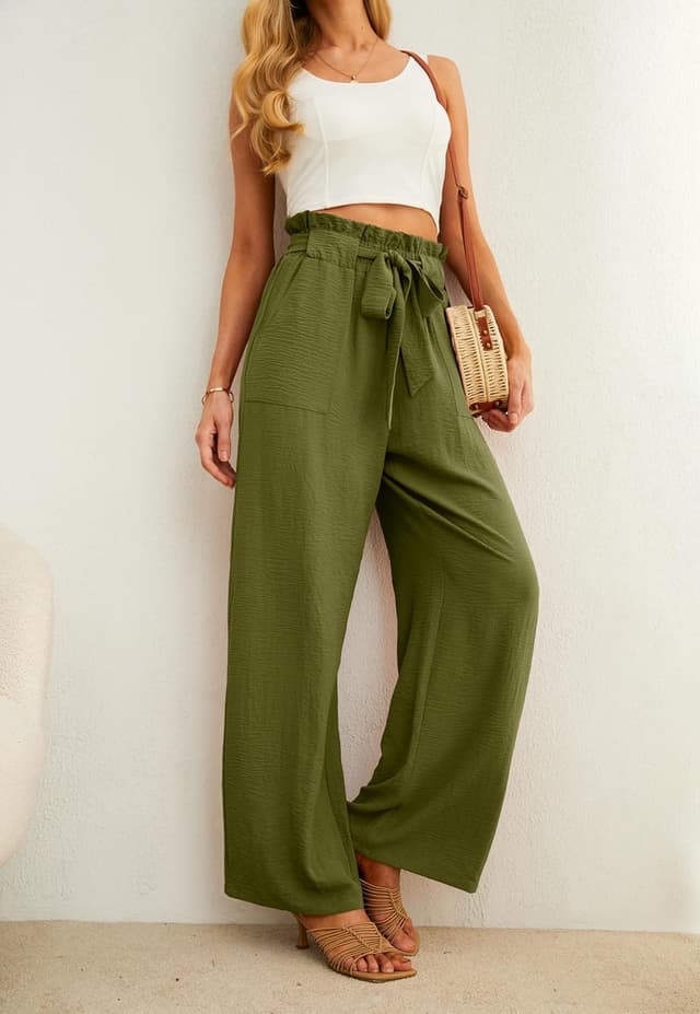 Thumbnail 4 de IWOLLENCE Wide Leg Pants with Pockets