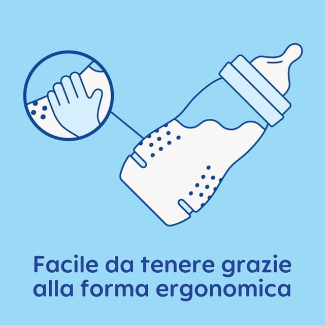 Detalle de MAM Easy-Active-Babyflasche 330 ml (Easy Active) – ergonomische Babyflasche mit Sauger Größe 3, ab 4+ Monaten