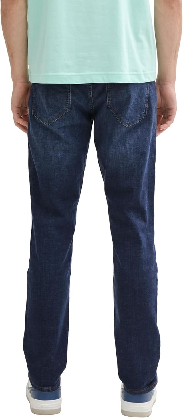 Detalle 2 de TOM TAILOR Uomini Josh Regular Slim Jeans in denim elastico a 5 tasche