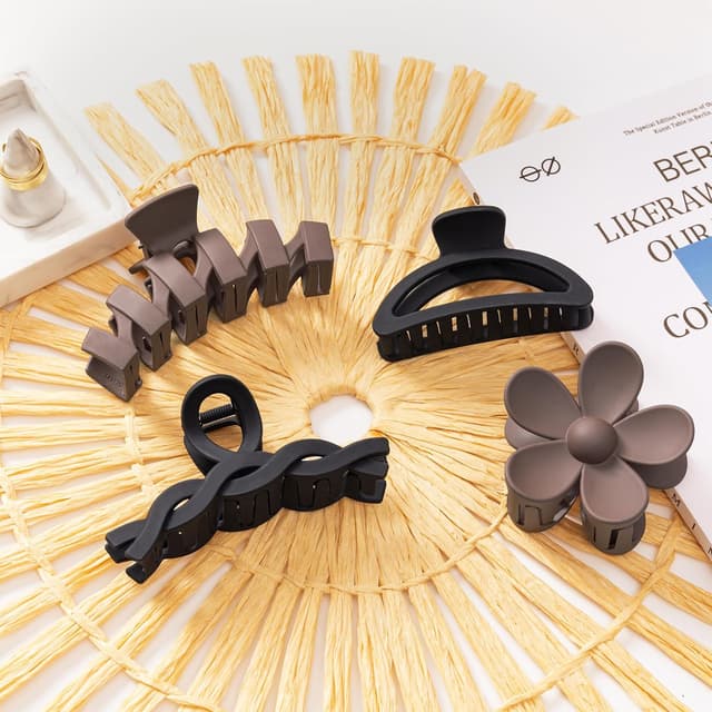 Detalle 2 de HBselect Haarklammer-Set 8 Stück für dickes Haar