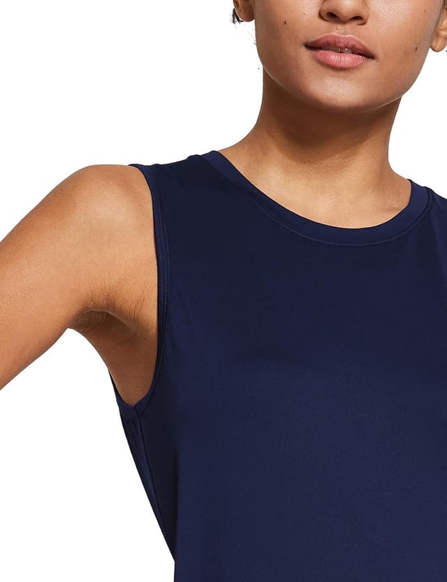 Detalle de baleaf Women’s Workout Tank Tops (Sleeveless, Cool-Dry, Reflective)