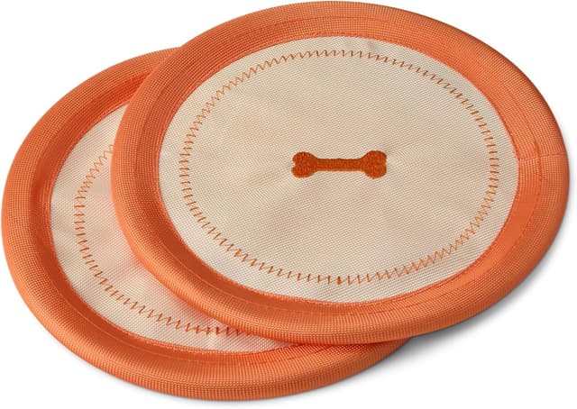 Detalle 2 de Amazon Basics Hundefrisbee (leicht, flexibel, schwimmt auf Wasser) – 1er-Pack