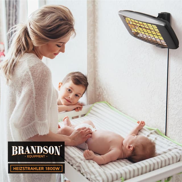 Thumbnail 5 de Brandson Wickeltisch Heizstrahler 2000 W