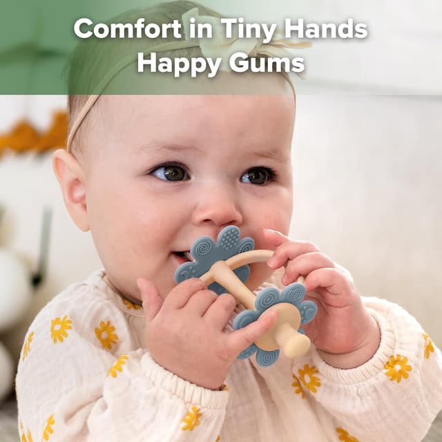 Thumbnail 1 de haakaa Silicone Baby Teether Toy 360° baby toothbrush head