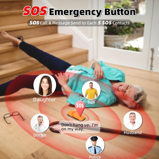 Thumbnail 4 de Big Button GSM Unlocked Senior Phone