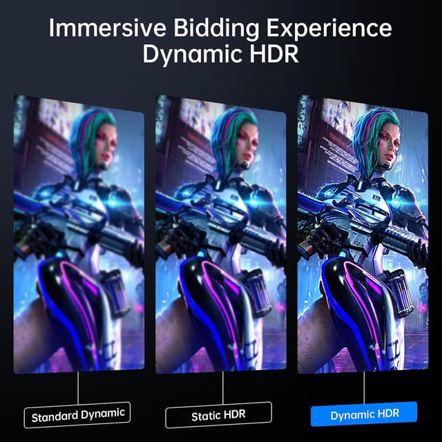 Thumbnail 6 de TEFLOTY HDMI 2.1 Kabel 8K (48 Gbps) – 8K@60Hz, 4K@120Hz, eARC, HDCP 2.2/2.3, DTS:X & Dynamic HDR