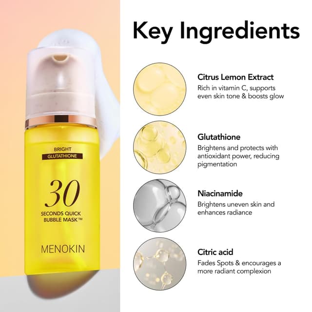 Detalle de Menokin 30 Seconds Quick Bubble Mask 2.36 fl. oz