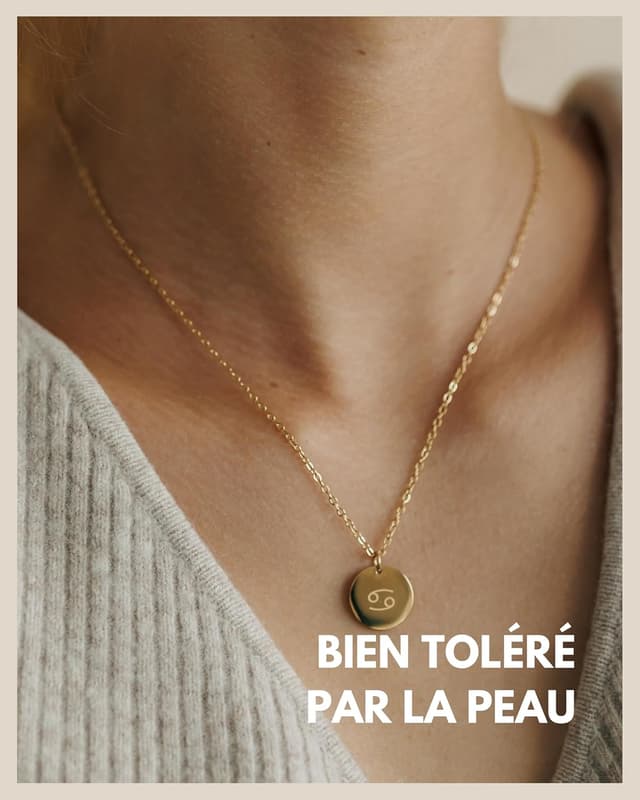 Detalle de Collier Good.Designs pour femmes avec signes du zodiaque (horoscope)