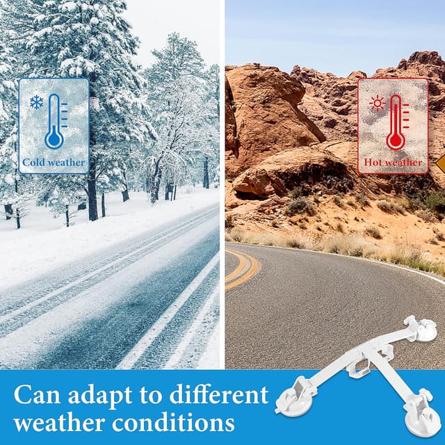 Detalle de Mskekit suction cup auto mount for Starlink Mini (portable, foldable) for caravans, boats and road trips