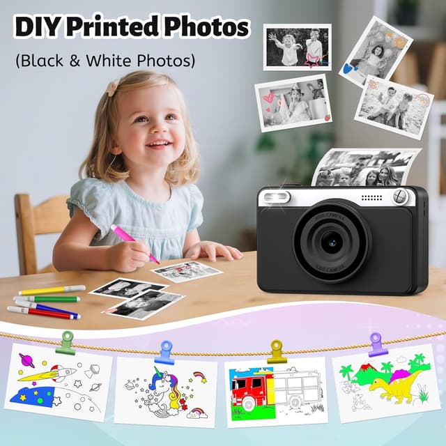 Thumbnail 5 de Kids Instant Print Camera 1080P 32GB
