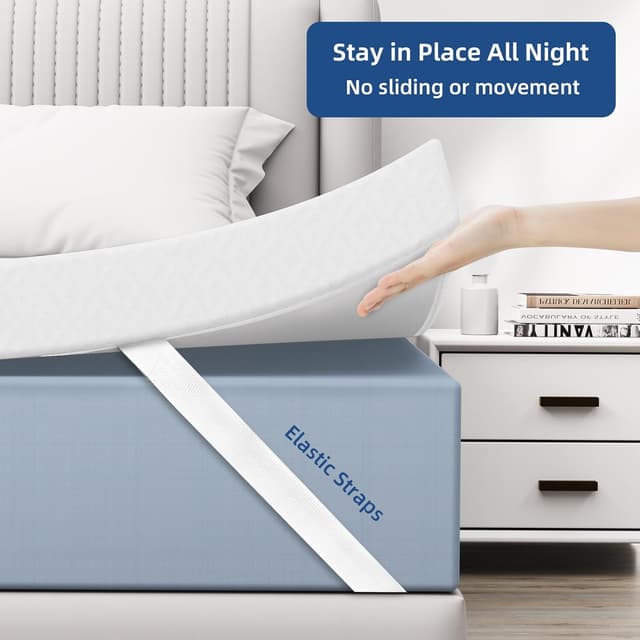 Detalle 2 de Doubleslee Gel-infused Memory Foam Topper 10cm