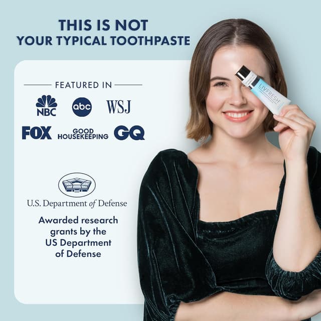 Thumbnail 4 de LIVFRESH Clinically Proven Gel Toothpaste 250%