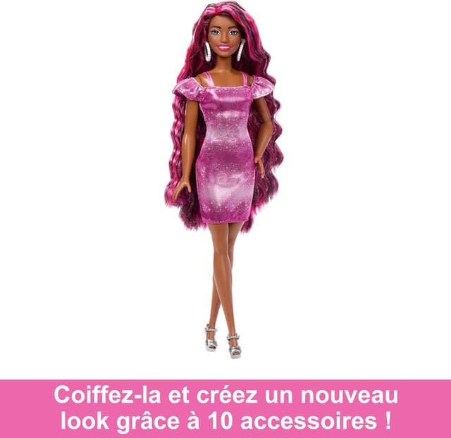 Thumbnail 3 de Barbie Fun & Fancy Hair poupée 21,5 cm