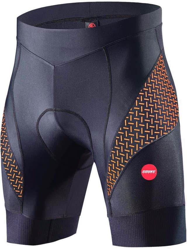 Thumbnail 6 de Souke Sports men’s 4D padded cycling shorts with moisture-wicking mesh panels