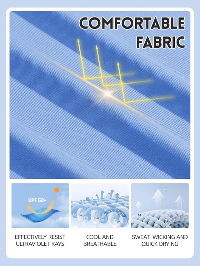 Detalle 1 de TACVASEN UPF 50+ Long Sleeve Sun Top