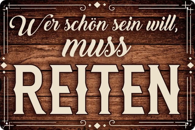 Thumbnail 2 de LUCKYLINDE ALU DIBOND Blechschild 30×20 cm 🪧