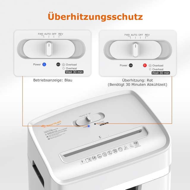 Thumbnail 4 de Bonsaii C282-A Aktenvernichter 12 Blatt 🗑