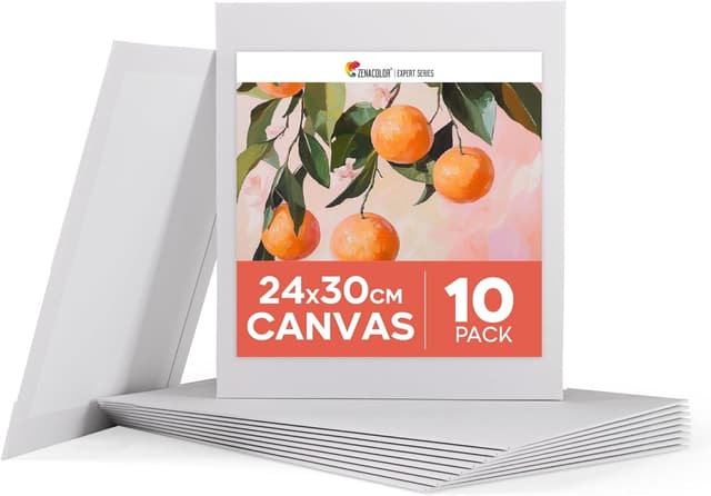 Imagen de Zenacolor Toile à peindre 24x30 cm x10 en OfertitasTOP