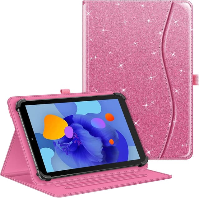 Detalle de FINTIE Universal Tablet Hülle 10 Zoll Glitzer Pink