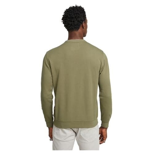 Detalle 2 de G-Star Hombre Sudadera G-Script Logo Verde 🟢