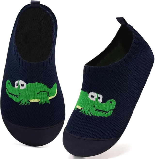 Detalle de Kyopp Hausschuhe für Kinder (Jungen & Mädchen) – atmungsaktive, rutschfeste Slipper bis Gr. 35