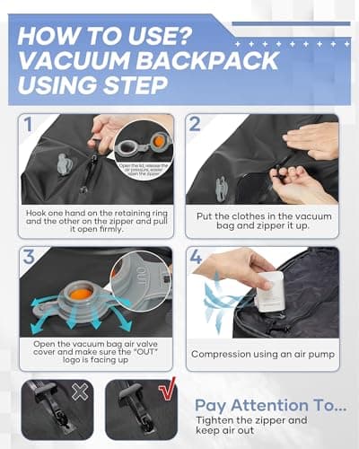 Thumbnail 6 de SZLX mochila de vacío de cabina con bomba eléctrica y compartimentos sellados (Ryanair)