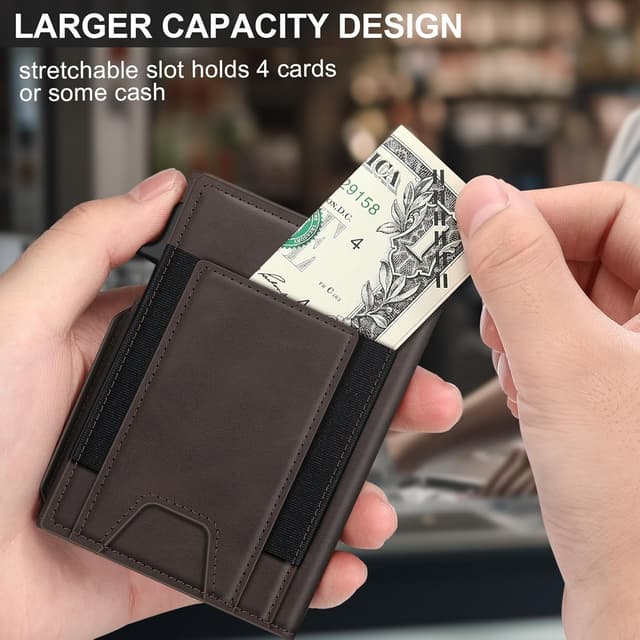 Detalle 2 de Slim Pop Up Wallet for Men 9-13 Cards đź‘›