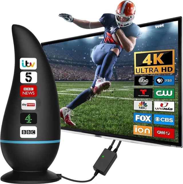 Imagen de 2026 Indoor TV Aerial 18ft cable, amplified en OfertitasTOP