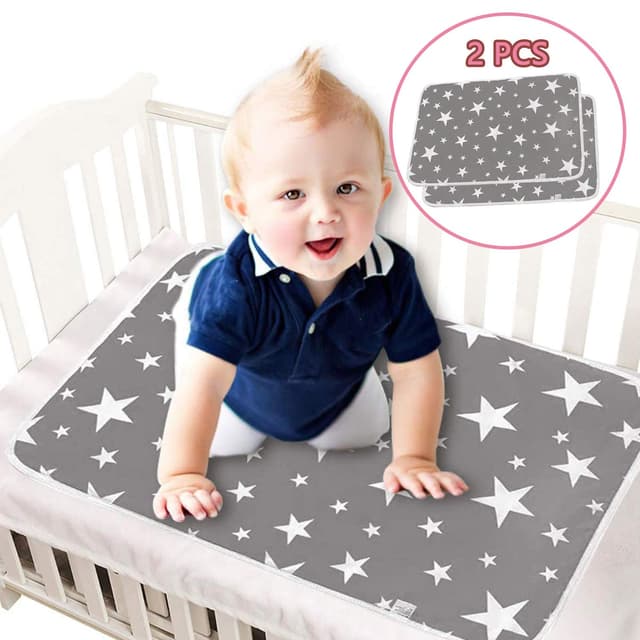 Detalle 2 de 2er Set Baby Wickelunterlage 50 x 70 cm