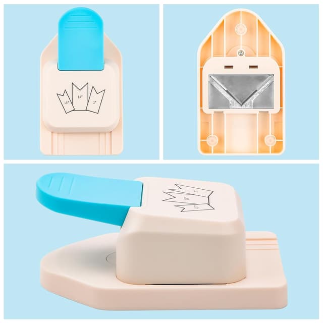 Detalle de OTCRAFT 3-in-1 Banner Punch for 1.5/2/2.5 Inch Tags & Banners (Lever Action)