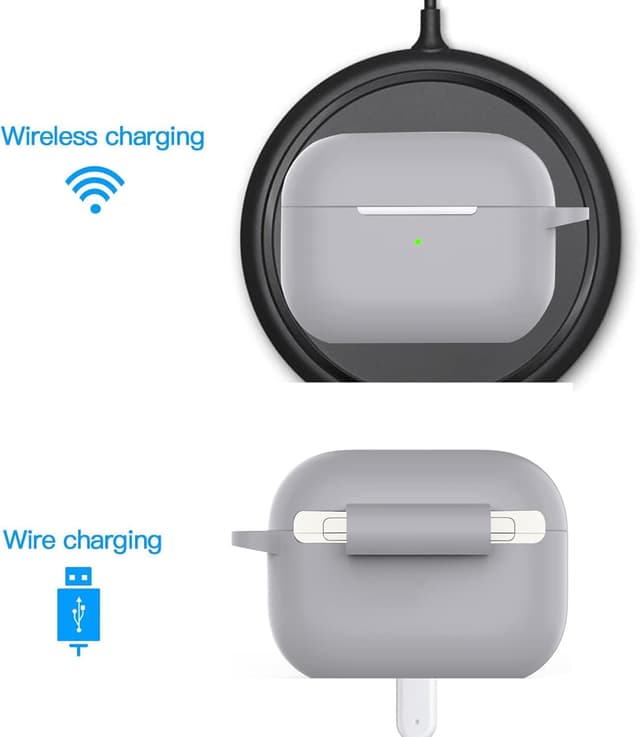 Thumbnail 4 de Watruer Hülle für AirPods Pro 2 Case Grau