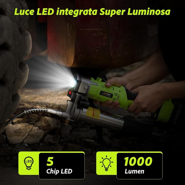 Thumbnail 4 de TaskStar Ingrassatore 2-in-1 con 4000 mAh batteria 🛠