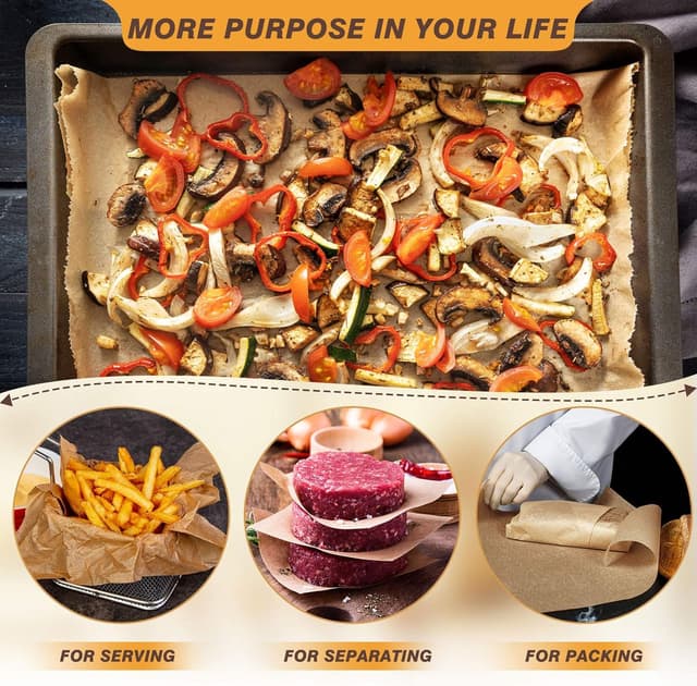 Thumbnail 5 de Unbleached Parchment Baking Paper Roll 250 Sq.Ft 🧁