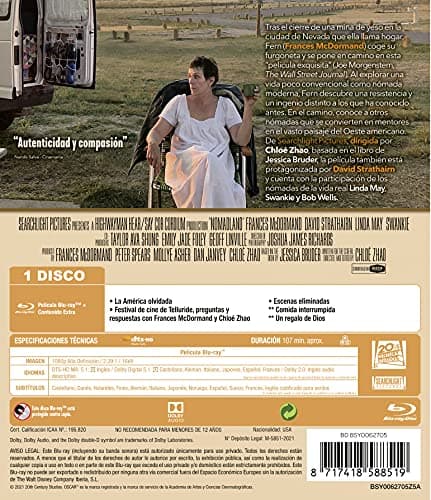 Detalle 2 de Nomadland Blu-ray 📀