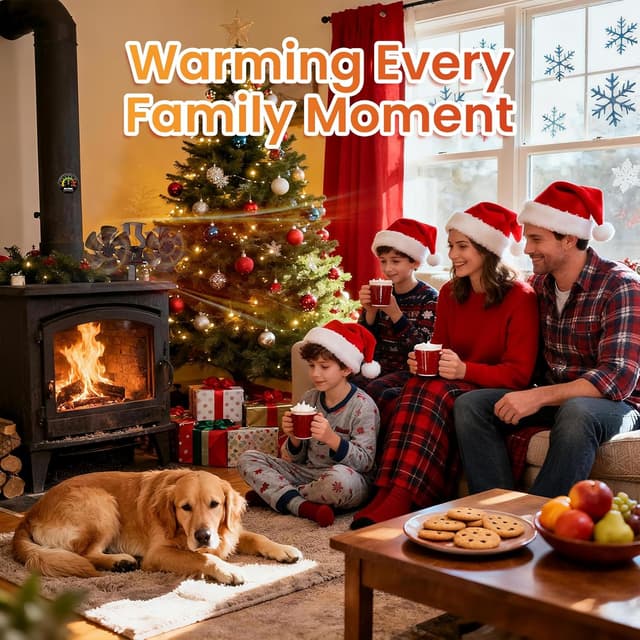 Thumbnail 1 de BLFIRE Wood Stove Fan 12-blade