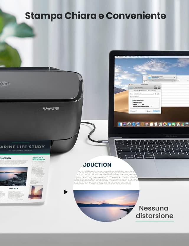 Thumbnail 6 de UGREEN Cavo USB-C a USB-B 3 m per stampanti 🖨