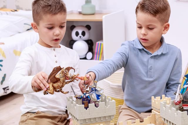 Detalle de Figurina PAPO Basilisco: statuina dipinta a mano per gioco, decorazione e collezione