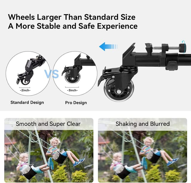Detalle de SmallRig Universal Photography Tripod Dolly 3986 (15kg load capacity)