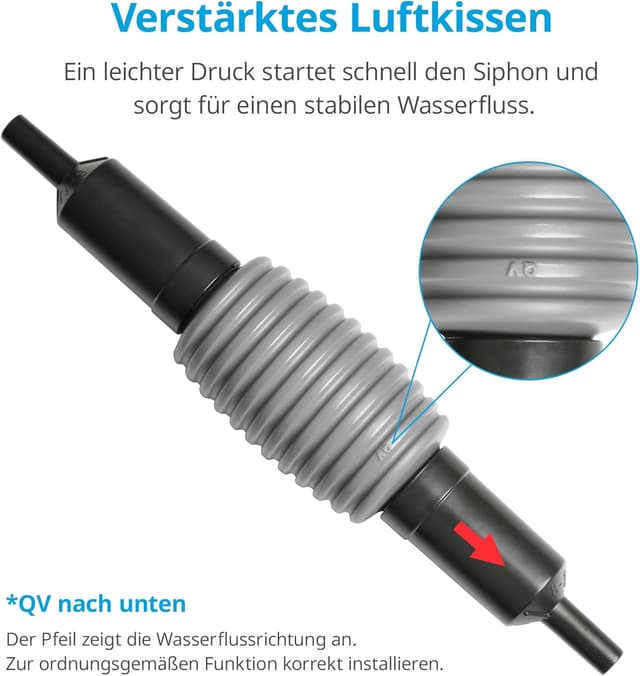 Detalle 2 de NICREW Aquarium Wasserwechsler 155 cm 🐠