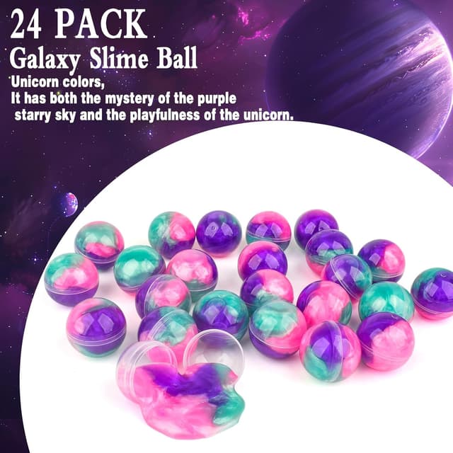 Thumbnail 2 de Rowecvce Galaxy Slime Balls 24-pack for kids